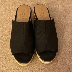 Women's Black Slide Sandals